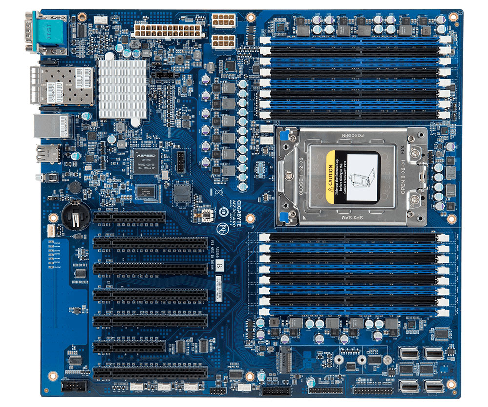 Visual Inspection - The GIGABYTE MZ31-AR0 Motherboard Review: EPYC 